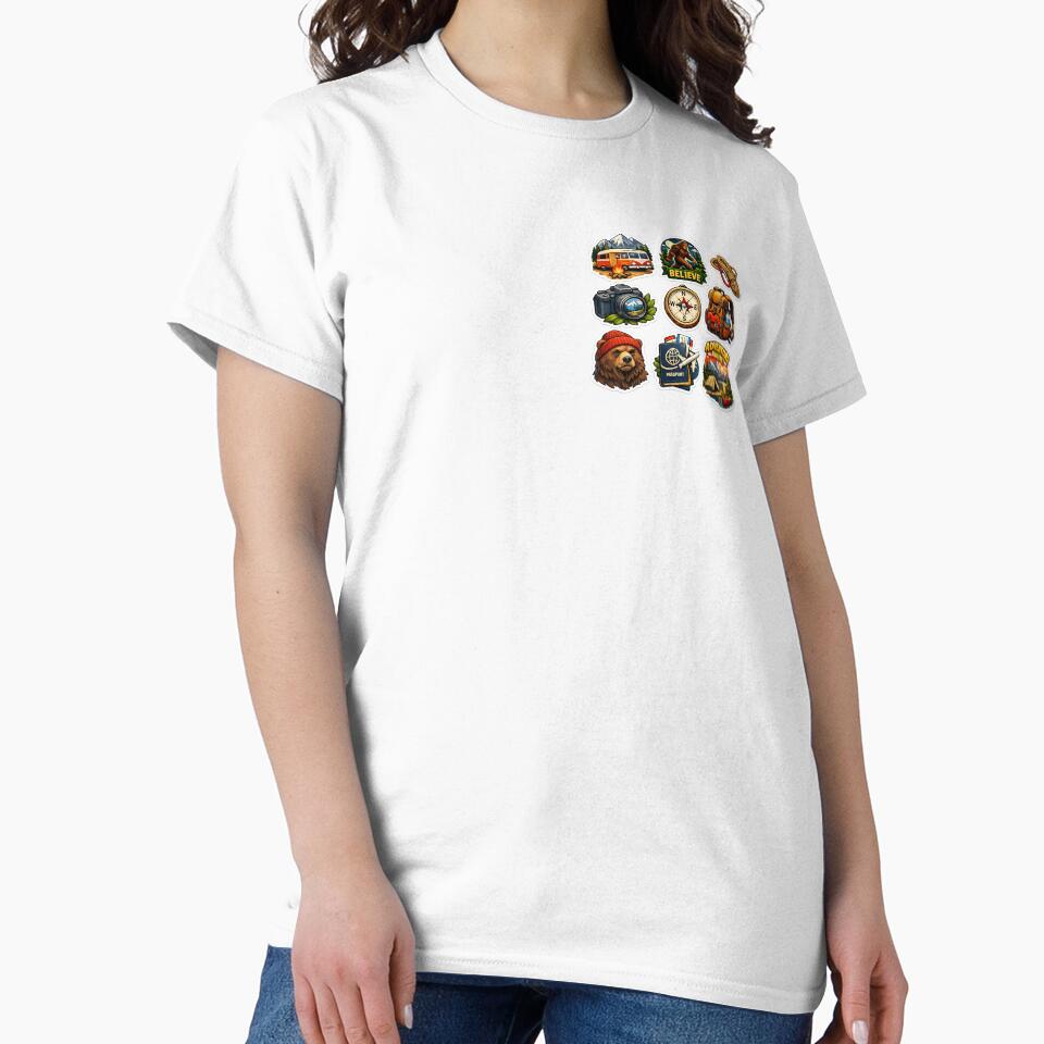 Adventure Awaits Sticker Pack Travel Camping & Outdoor Explorer Stickers T-Shirts, Hoodie, Sweatshirt