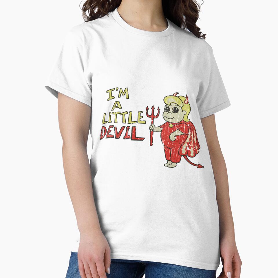 I'm a Little Devil – Retro Mischief Cartoon Style 1976 by BrittanyDRaino