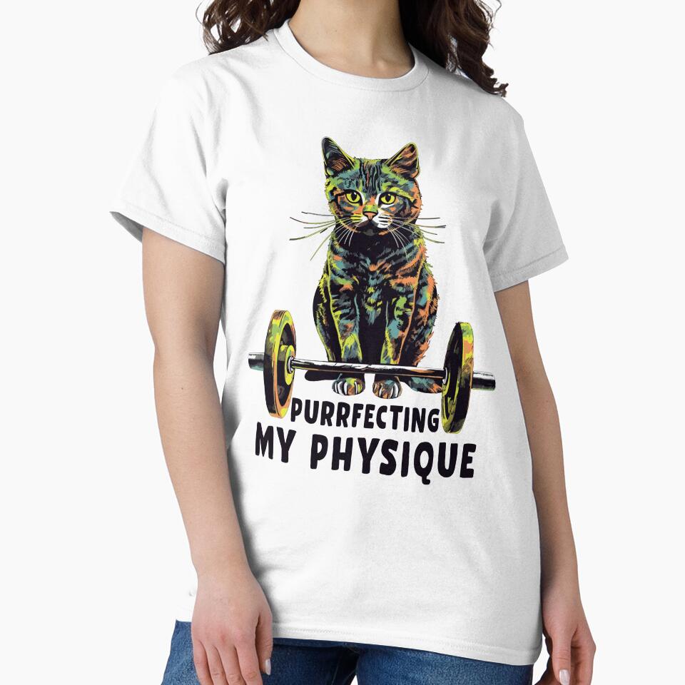 Gym, Workout or Fitness Gift Funny Cat in a Gym by KsuAnn T-Shirts, Hoodie, Sweatshirt | BlankRebels.com (Image 2)