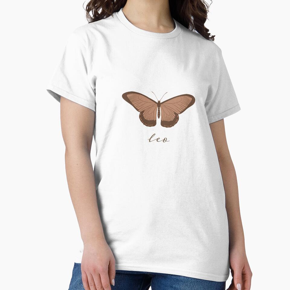 leo butterfly aesthetic astrology by mandeegirl17 T-Shirts, Hoodie, Sweatshirt | BlankRebels.com (Image 2)