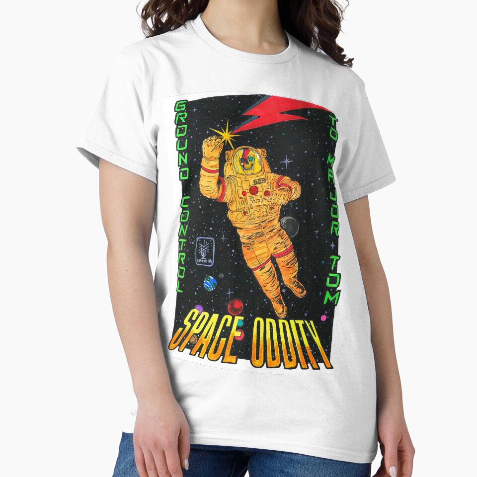 Space Oddity by khriztianleon T-Shirts, Hoodie, Sweatshirt | BlankRebels.com (Image 2)