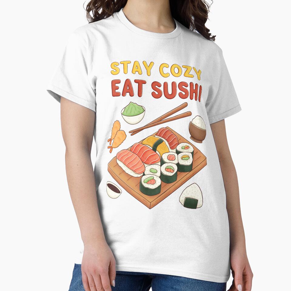 Sushi Lover by Doodleooly T-Shirts, Hoodie, Sweatshirt | BlankRebels.com (Image 2)