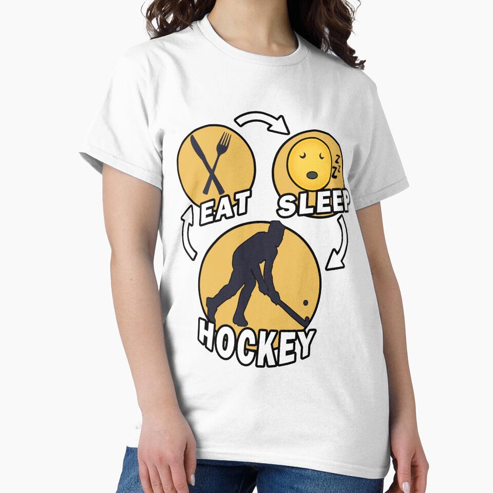 Eat Sleep Hockey Repeat by teledesign