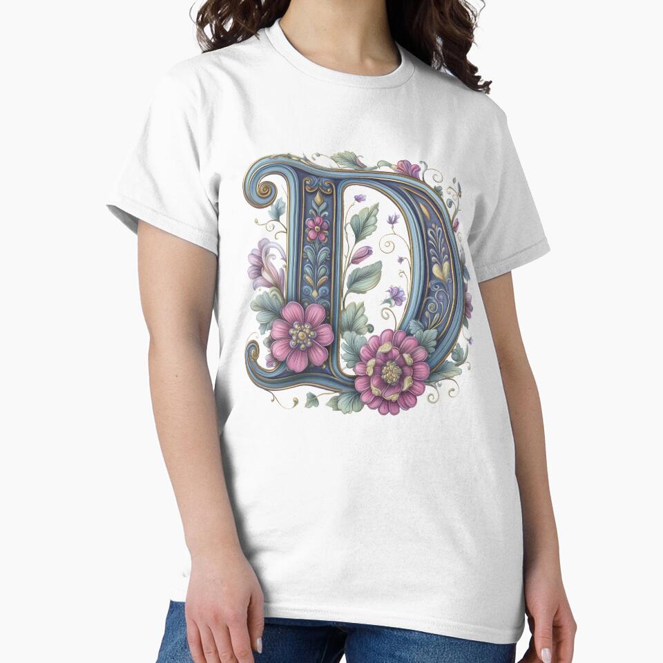Belle Epoque Monogram D by Boddicca T-Shirts, Hoodie, Sweatshirt | BlankRebels.com (Image 2)