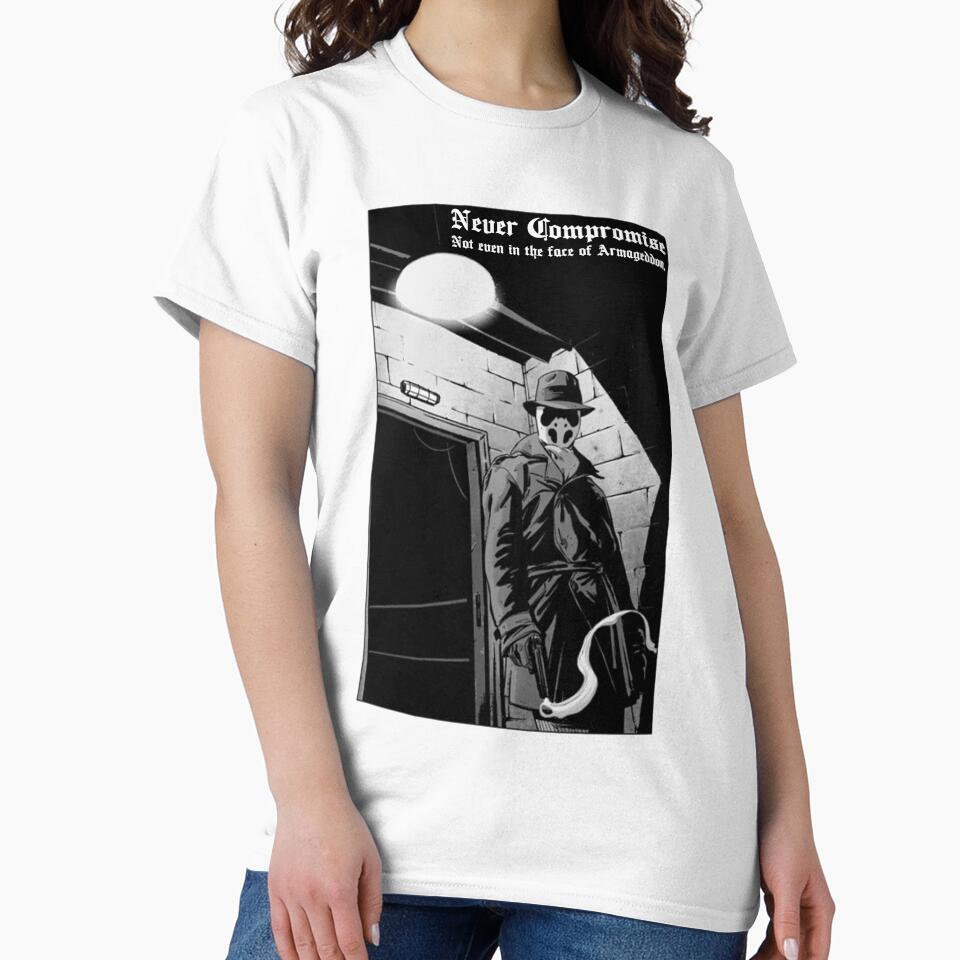 Rorschach, Never Compromise by stephenp4ul T-Shirts, Hoodie, Sweatshirt | BlankRebels.com (Image 2)