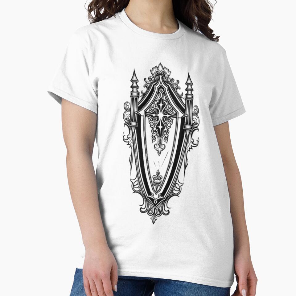 Gothic Coffin Ornament by AlexLineArt T-Shirts, Hoodie, Sweatshirt | BlankRebels.com (Image 2)