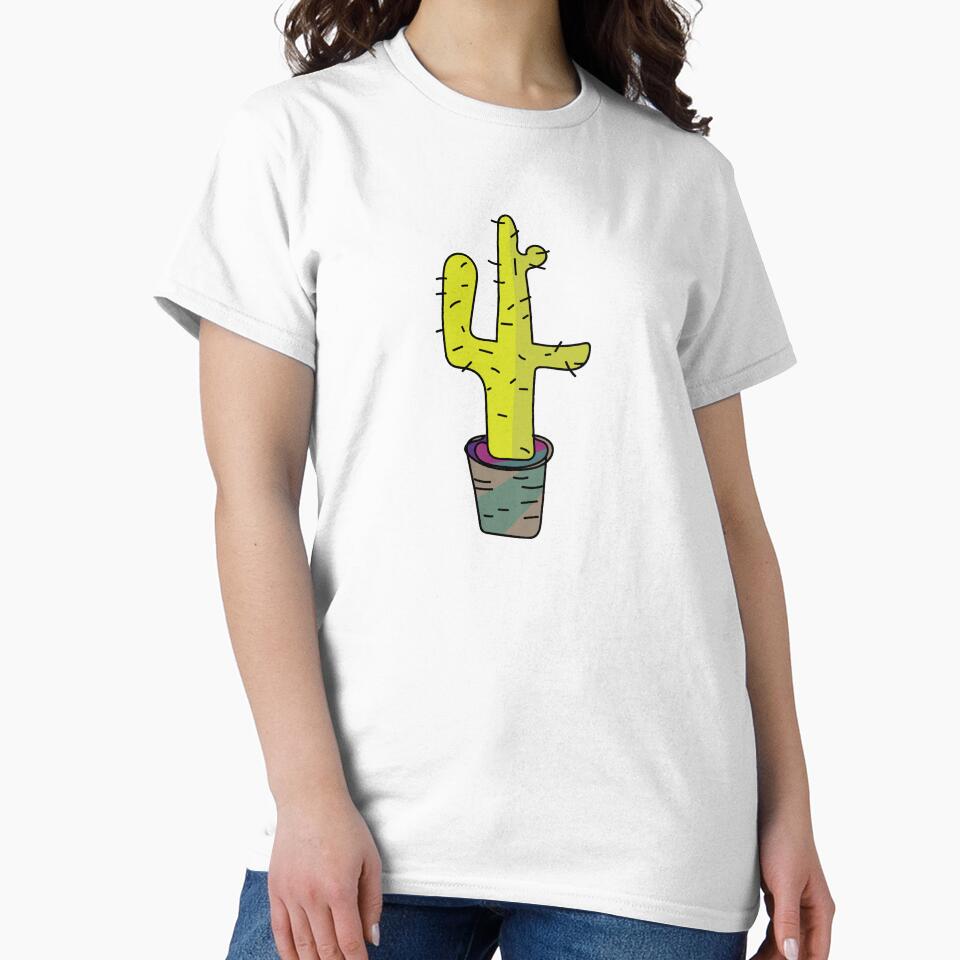Hand drawn abstract doodle colorful cactus by papapapong T-Shirts, Hoodie, Sweatshirt | BlankRebels.com (Image 2)