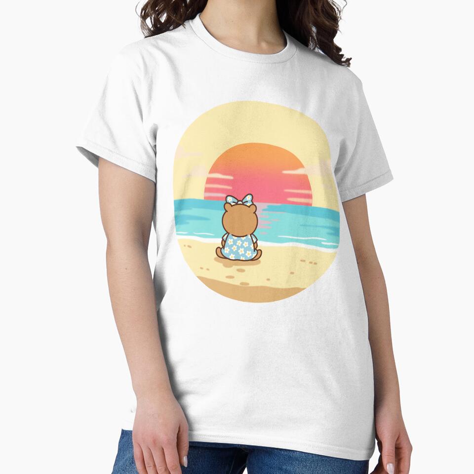 Cute Capybara Watching Sunset T-Shirts, Hoodie, Sweatshirt