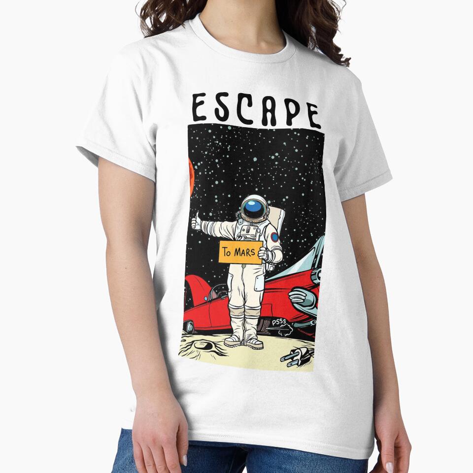 ESCAPE EARTH by -DEEWOLF- T-Shirts, Hoodie, Sweatshirt | BlankRebels.com (Image 2)