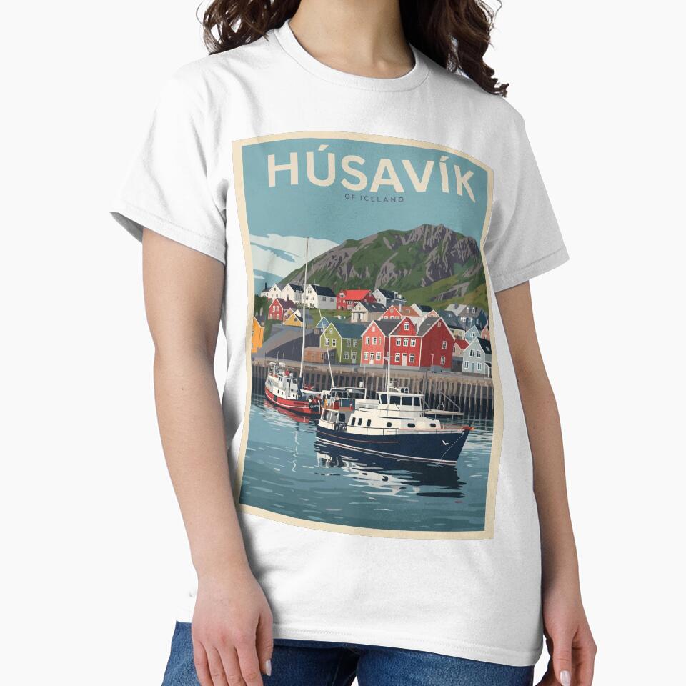 Húsavík, Iceland by PamLeeDesign T-Shirts, Hoodie, Sweatshirt | BlankRebels.com (Image 2)