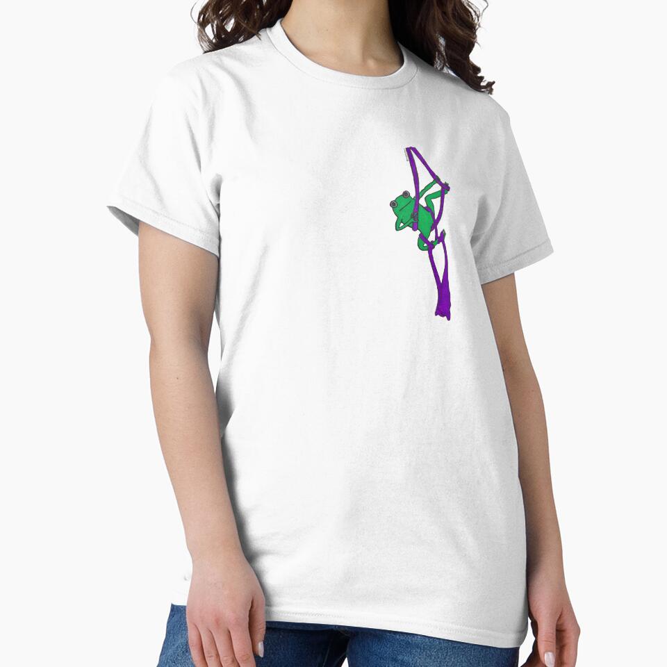 Adventure Froggo does Aerial Fabric by meghhantron T-Shirts, Hoodie, Sweatshirt | BlankRebels.com (Image 2)