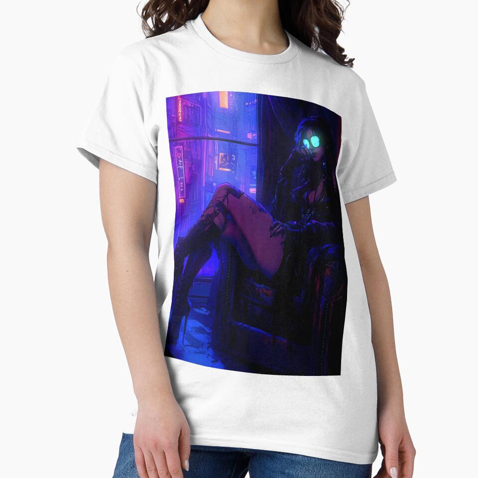 Vibes in Neon City by TechDreamscapes T-Shirts, Hoodie, Sweatshirt | BlankRebels.com (Image 2)