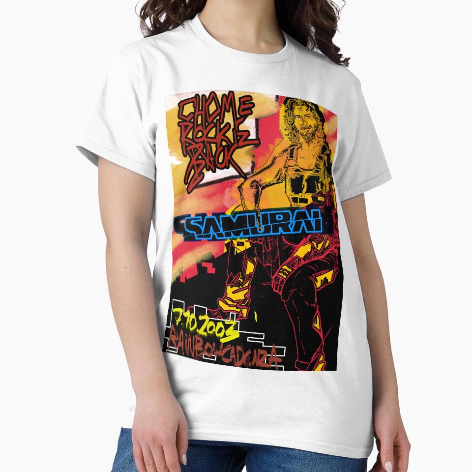Samurai band poster by WingedHaru T-Shirts, Hoodie, Sweatshirt | BlankRebels.com (Image 2)