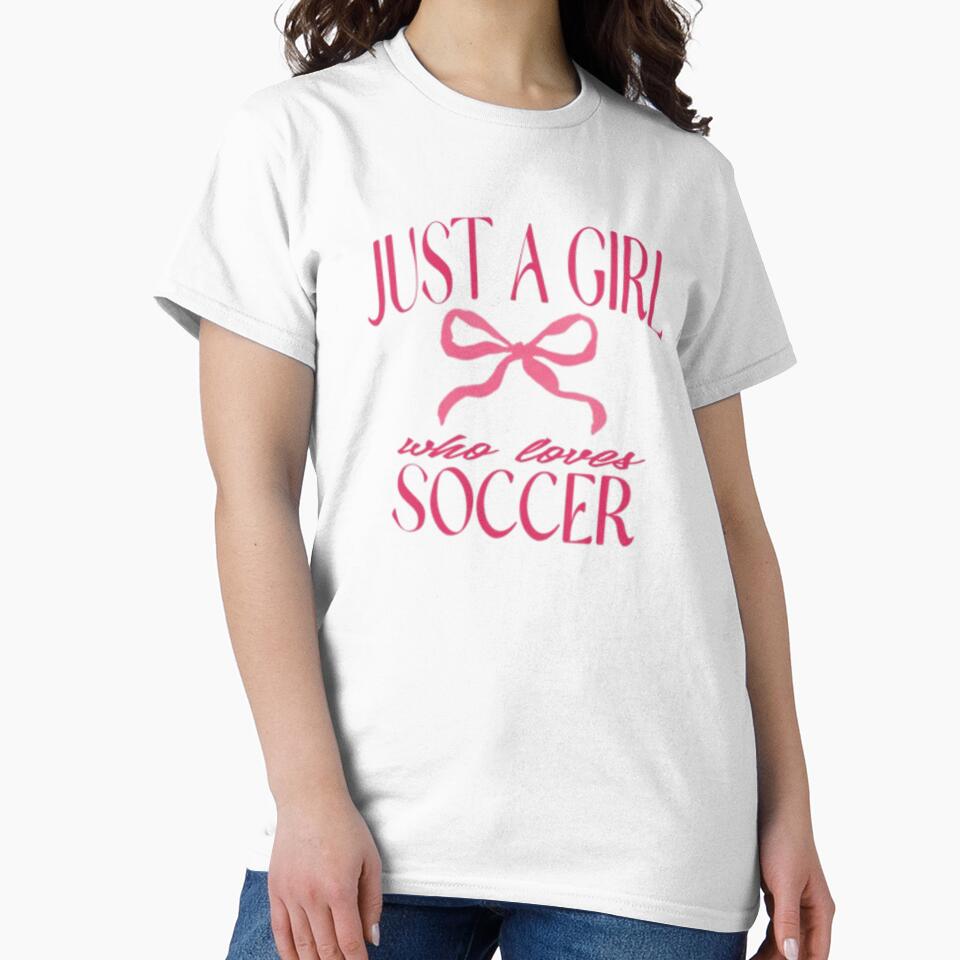 Just a Girl Who Loves Soccer - Cute Sports Design by ZoeBV