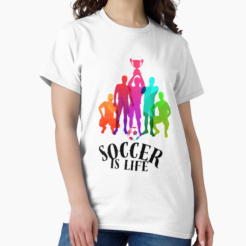 Soccer Is Life (Colorful) by Kikicomponets