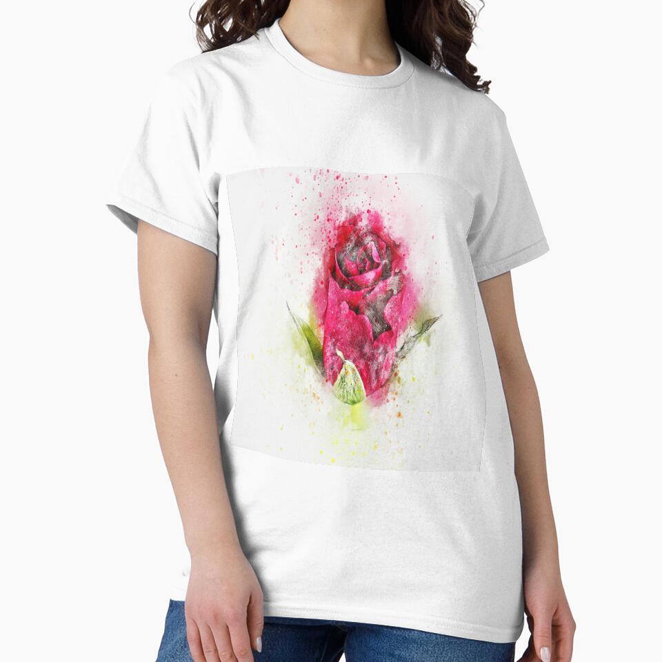 Lovely rose flower by Shahid1234 T-Shirts, Hoodie, Sweatshirt | BlankRebels.com (Image 2)