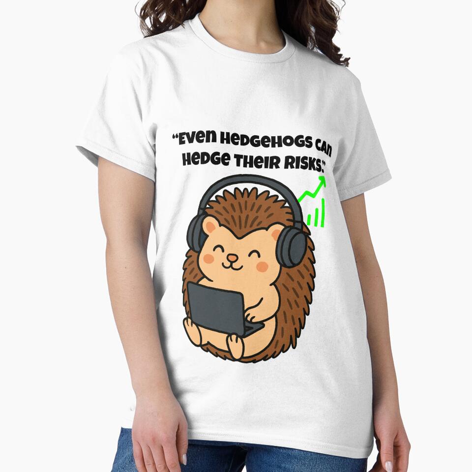 Hedge Their Risks: Smart Investing Hedgehog by Latitude 1°N T-Shirts, Hoodie, Sweatshirt | BlankRebels.com (Image 2)