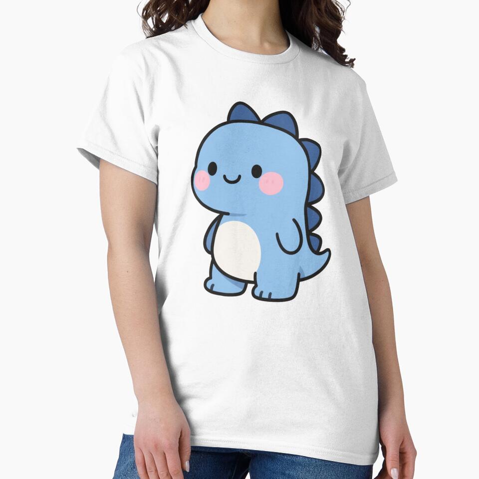 Kawaii Dinosaur by 2rose T-Shirts, Hoodie, Sweatshirt | BlankRebels.com (Image 2)