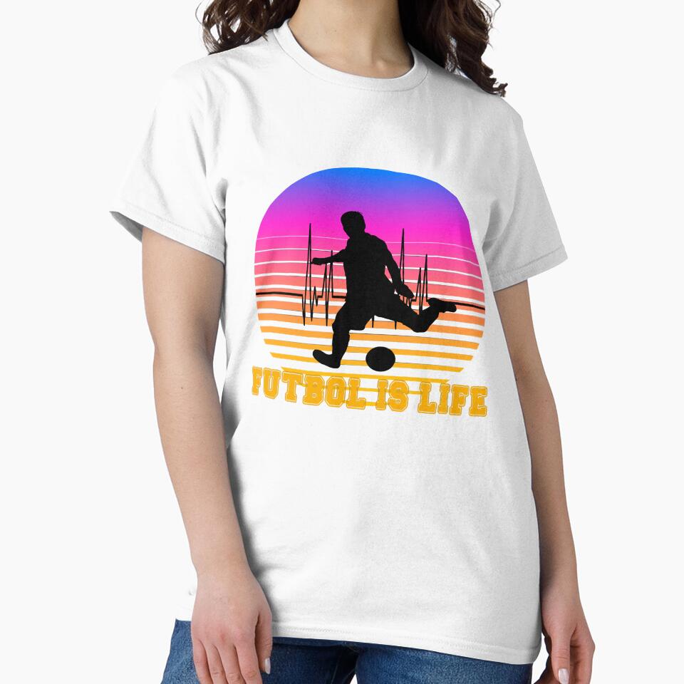 Mens Funny Futbol Is Life Gift For Everyone by Afcwilkinson309