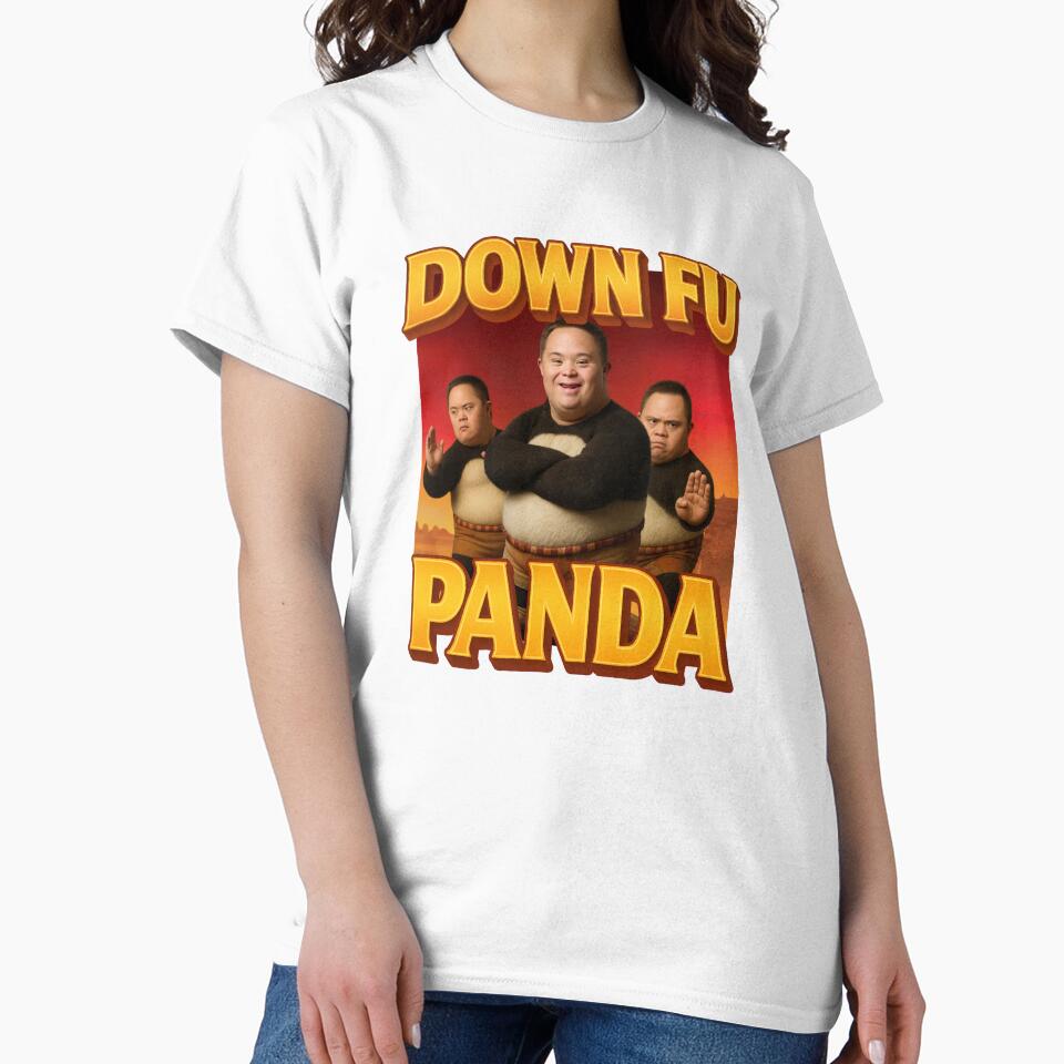 Down Fu Panda by retrogarms T-Shirts, Hoodie, Sweatshirt | BlankRebels.com (Image 2)