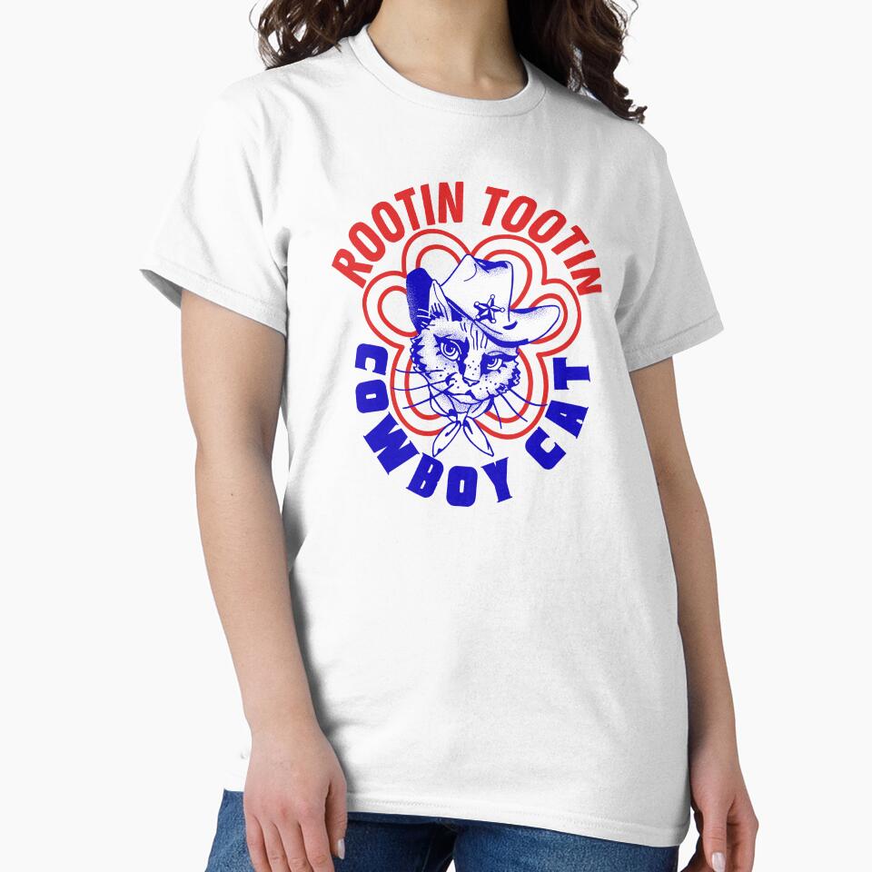 Rootin Tootin Cowboy Cat by Ahmed Hussain T-Shirts, Hoodie, Sweatshirt | BlankRebels.com (Image 2)