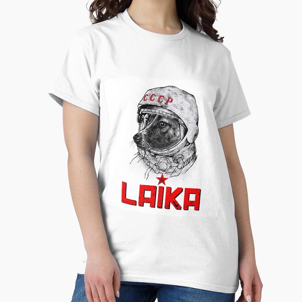 Laika - An Astronaut by skeierleber4327 T-Shirts, Hoodie, Sweatshirt | BlankRebels.com (Image 2)