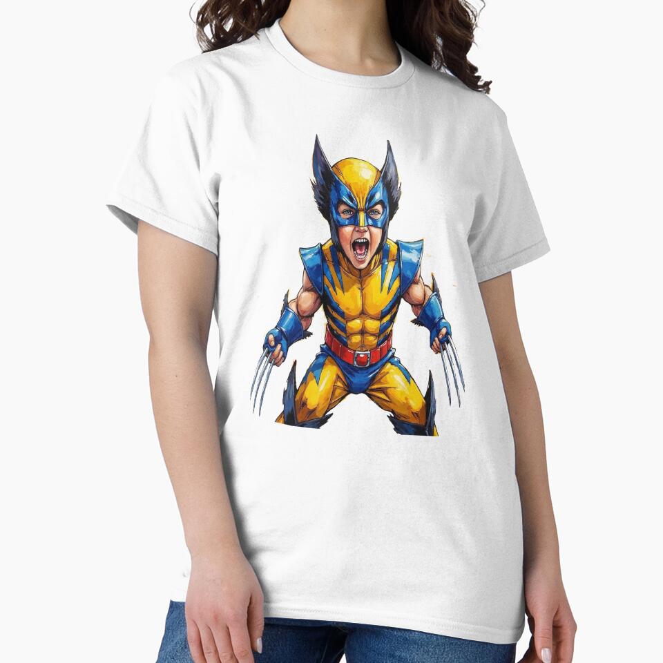 Wolverine-inspired Superhero Kid Print by Platypus Pics