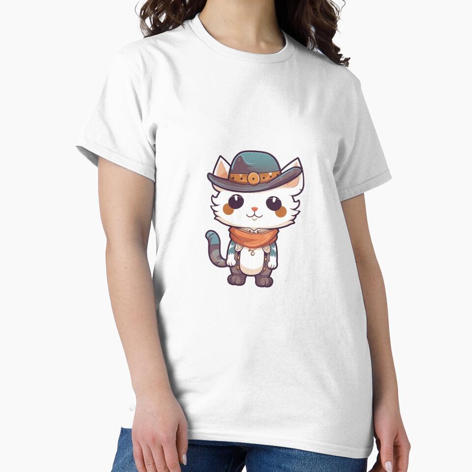 Wild west cat by Len-adeu T-Shirts, Hoodie, Sweatshirt | BlankRebels.com (Image 2)