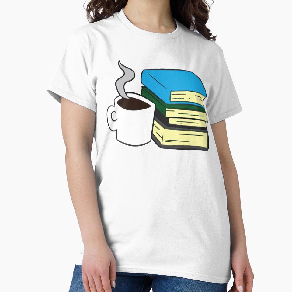Book Reading And Coffee Books And Coffee Bookworm, coffee and book lovers by DuongBui T-Shirts, Hoodie, Sweatshirt (Image 2)