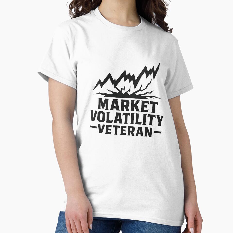 Market Volatility Veteran – Bold Chart Earthquake Graphic by techy-rrr T-Shirts, Hoodie, Sweatshirt (Image 2)