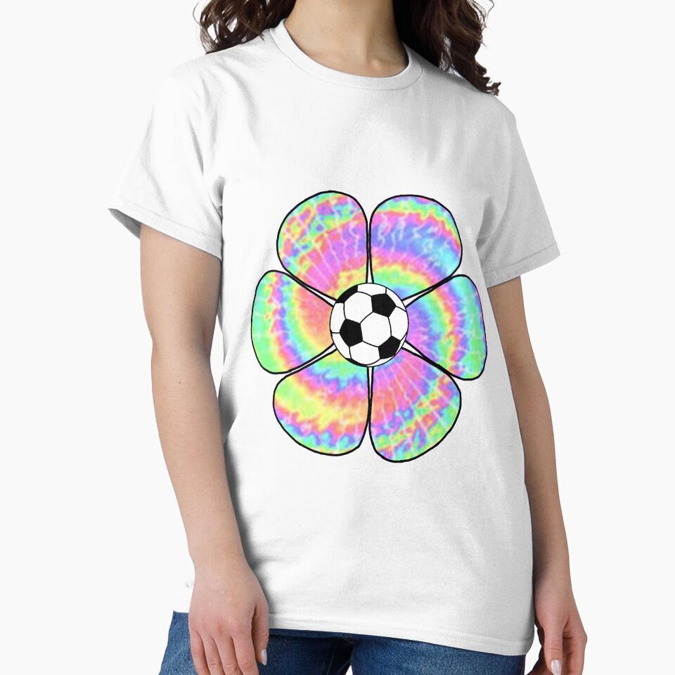 Tie dye soccer flower by Als10806