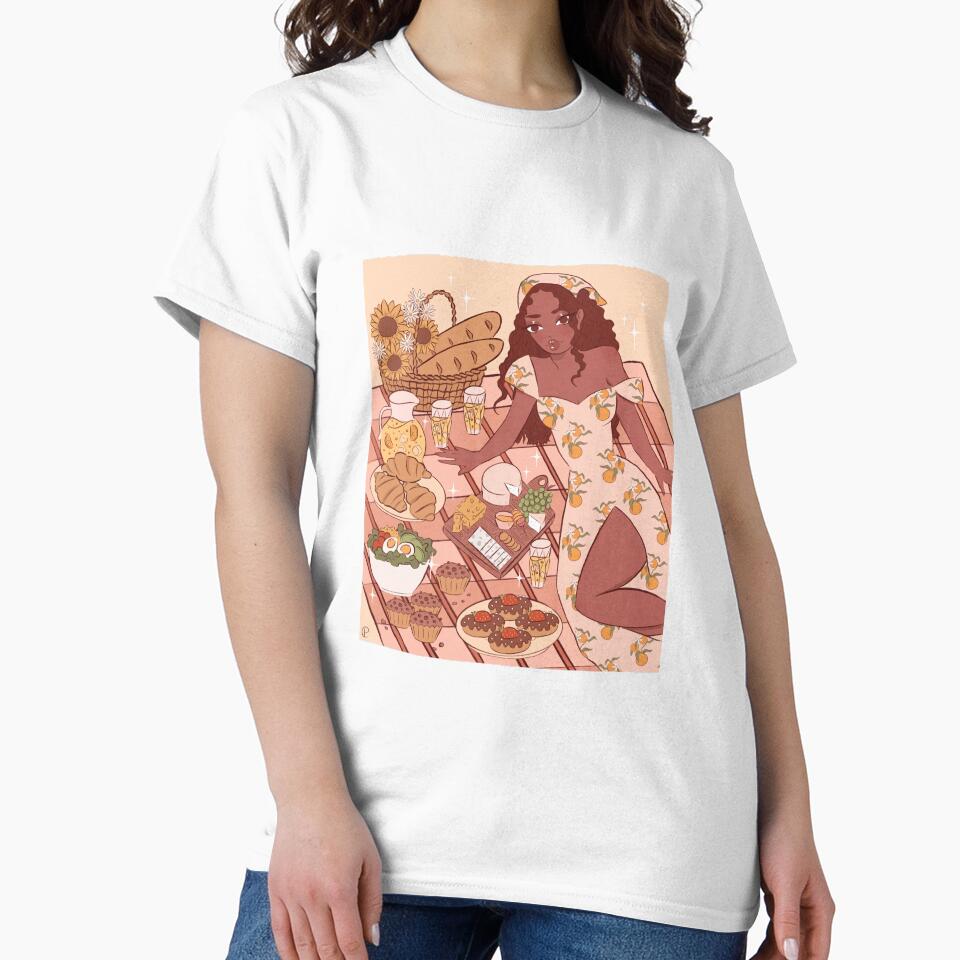 Sunny Picnic Girl by tulipicetea T-Shirts, Hoodie, Sweatshirt | BlankRebels.com (Image 2)