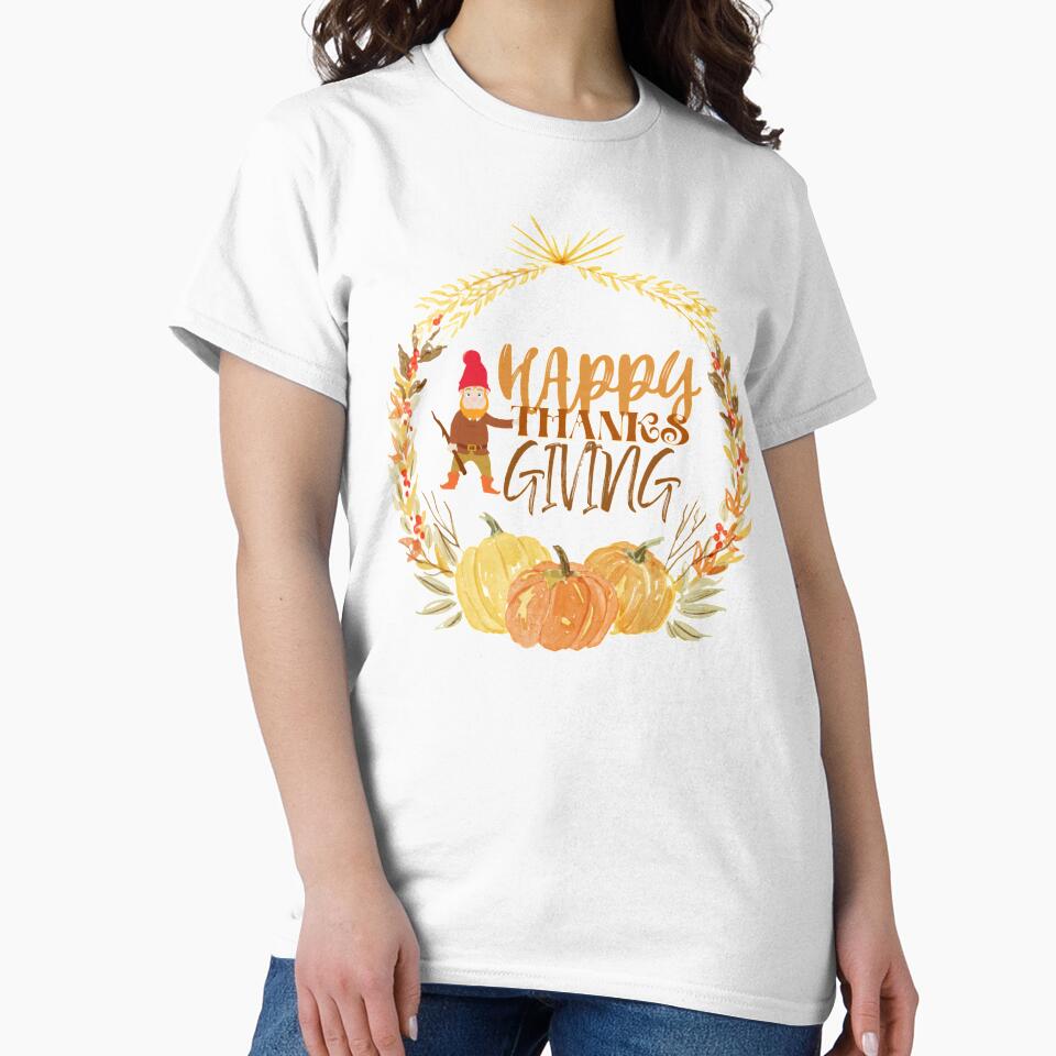 Gnome Thanksgiving Pastel colours by Simi2020 T-Shirts, Hoodie, Sweatshirt | BlankRebels.com (Image 2)