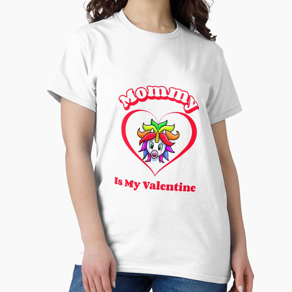 Mommy Is My Valentine by 2romantics T-Shirts, Hoodie, Sweatshirt | BlankRebels.com (Image 2)