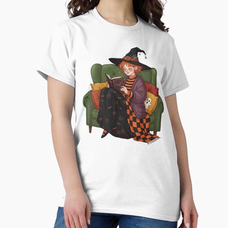 Funny Book Illustration - Humorous Reading Aesthetic & Book Lover Gift by Tw1nsAIArt T-Shirts, Hoodie, Sweatshirt (Image 2)