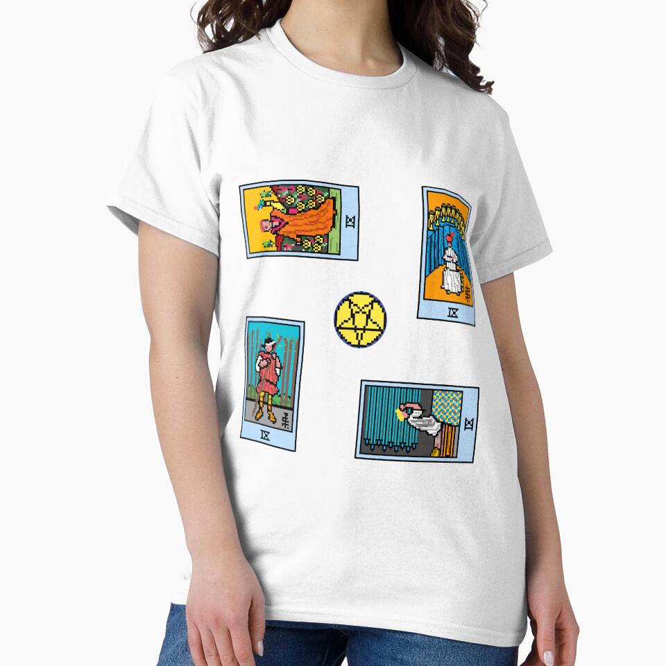 Pixel Waite Tarot Minor Arcana Nines - 82nd Sticker Pack and Magnets by Pixel Waite T-Shirts, Hoodie, Sweatshirt (Image 2)