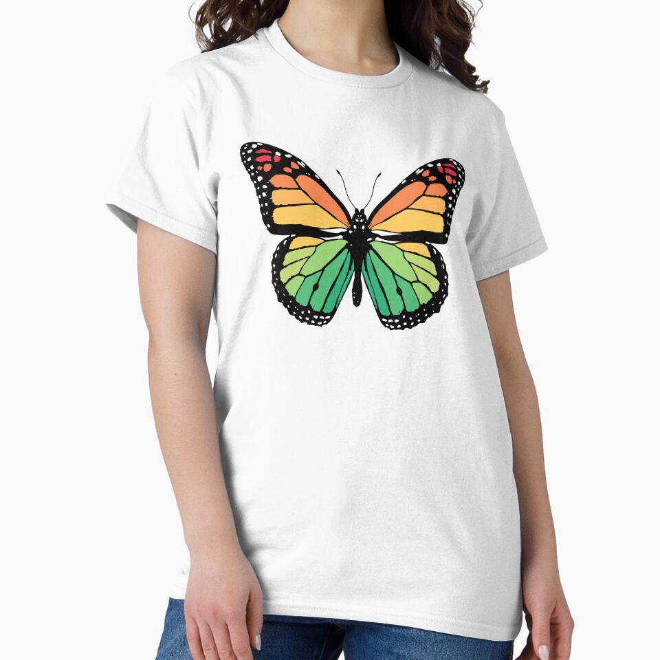 autism pride flag butterfly by cosmicallyavg T-Shirts, Hoodie, Sweatshirt | BlankRebels.com (Image 2)