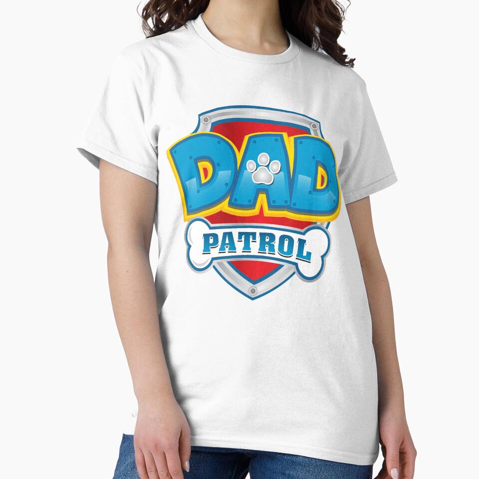 Dad Patrol Long Sleeve Funny Daddy Party Birthday Father Funny by LessardPlectile T-Shirts, Hoodie, Sweatshirt (Image 2)
