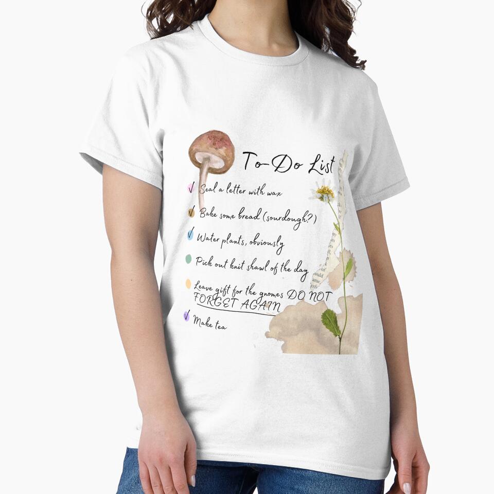 Cottagecore To Do List by avaminerva T-Shirts, Hoodie, Sweatshirt | BlankRebels.com (Image 2)