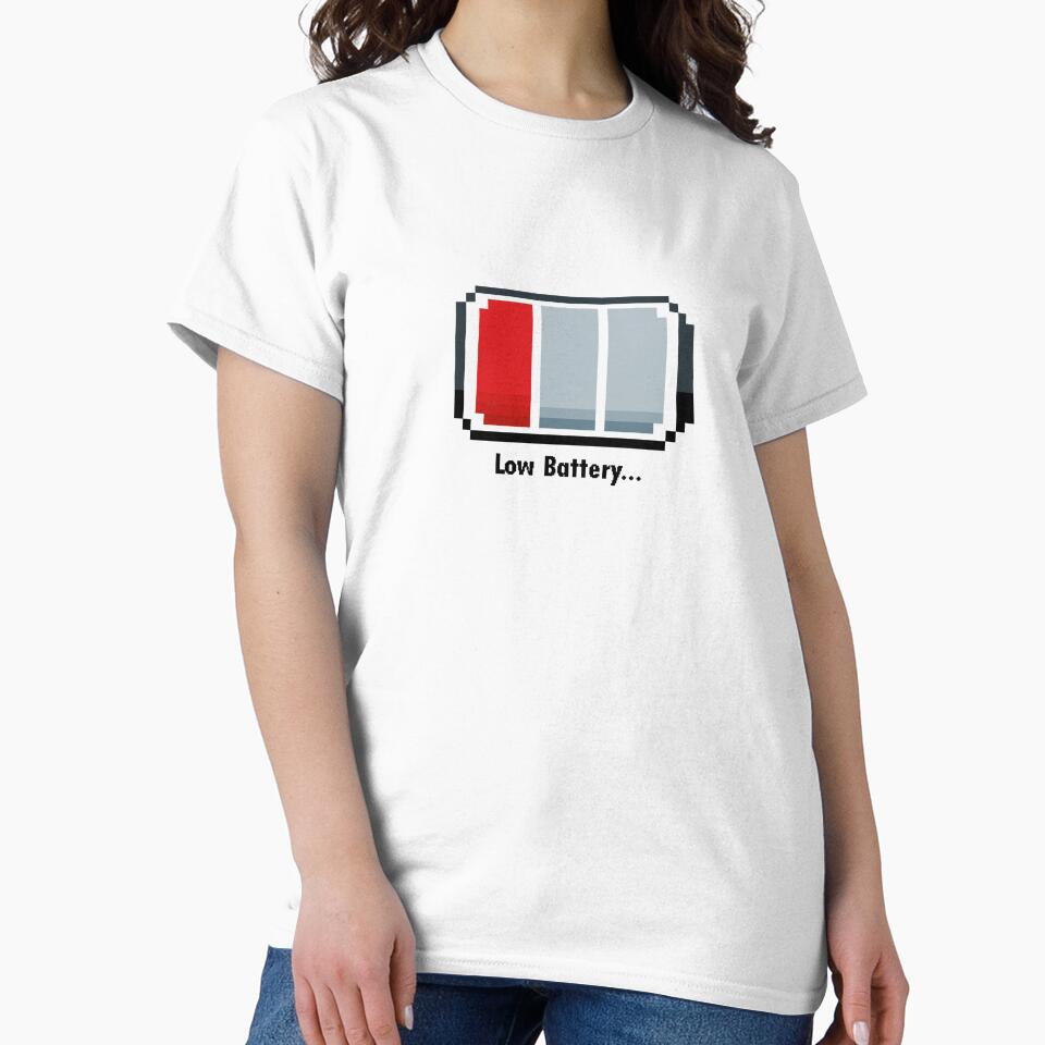 Low Battery by NightHobb T-Shirts, Hoodie, Sweatshirt | BlankRebels.com (Image 2)