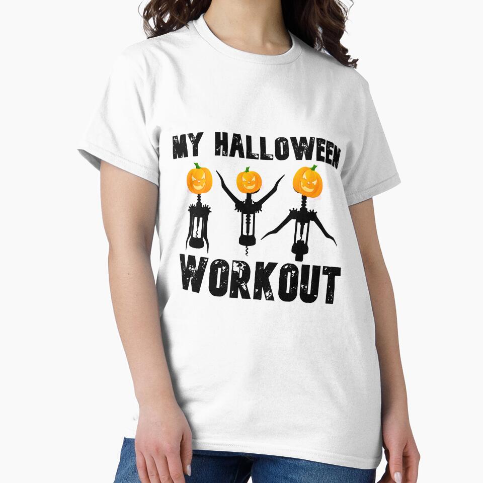 My Halloween Wine Workout by DiensDesign T-Shirts, Hoodie, Sweatshirt | BlankRebels.com (Image 2)