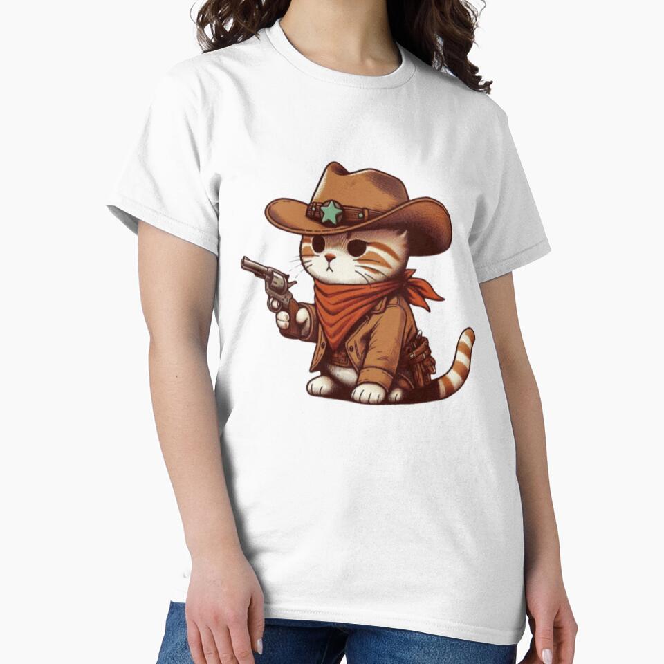 Cowboy Cat by EmberlyDawn T-Shirts, Hoodie, Sweatshirt | BlankRebels.com (Image 2)