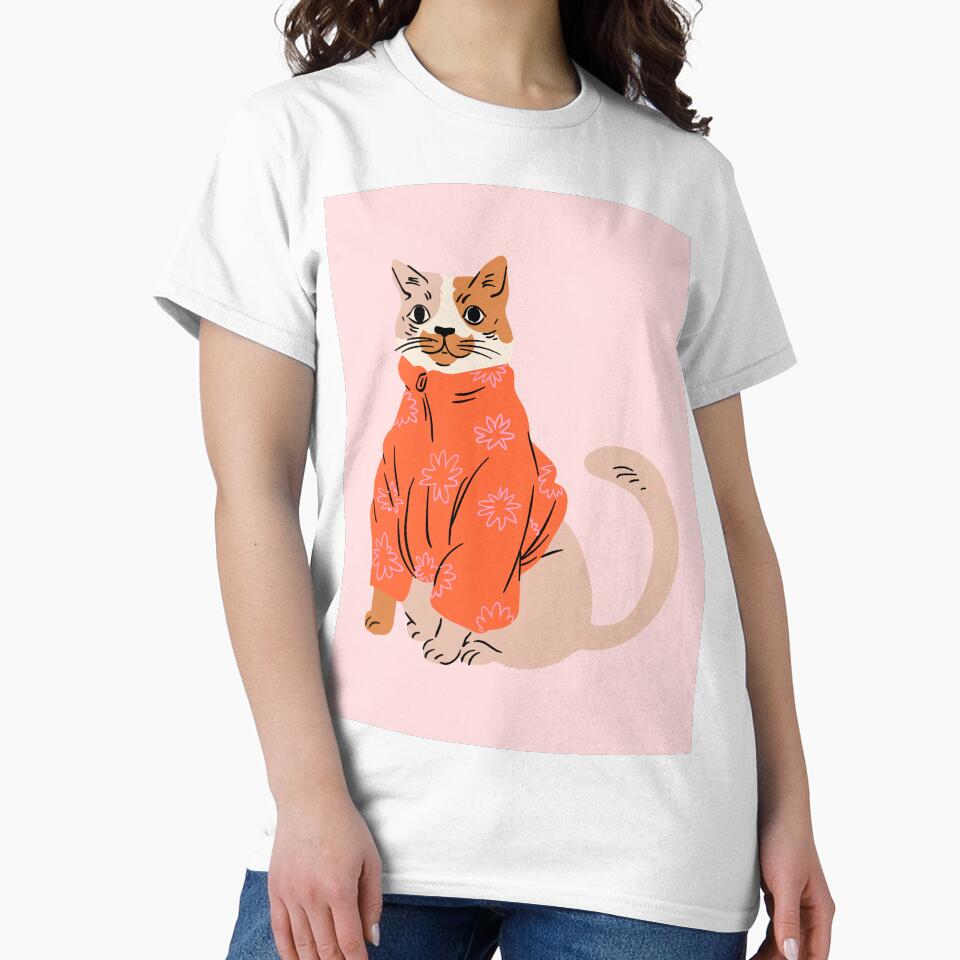 Cat in cute Sweater by NKTN T-Shirts, Hoodie, Sweatshirt | BlankRebels.com (Image 2)