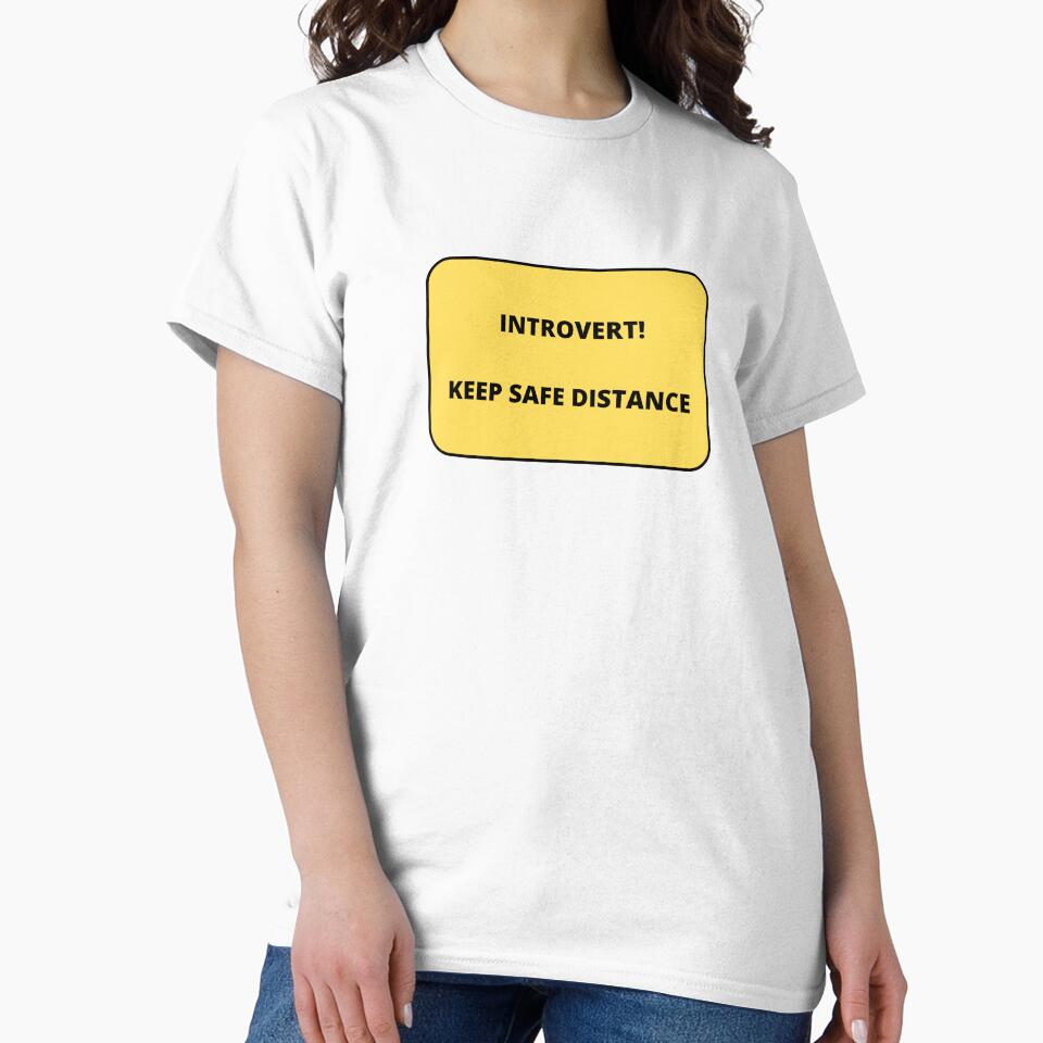 Introvert - Keep safe distance by shanesil T-Shirts, Hoodie, Sweatshirt | BlankRebels.com (Image 2)