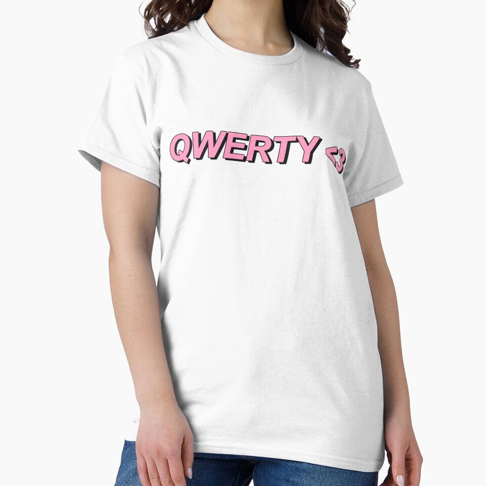 Qwerty <3 ( available as transparent sticker ) by AwkwardBadger T-Shirts, Hoodie, Sweatshirt | BlankRebels.com (Image 2)