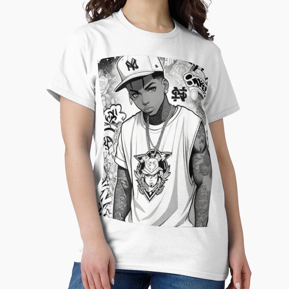 Urban Hip-Hop Anime by 13th1rt3en T-Shirts, Hoodie, Sweatshirt | BlankRebels.com (Image 2)