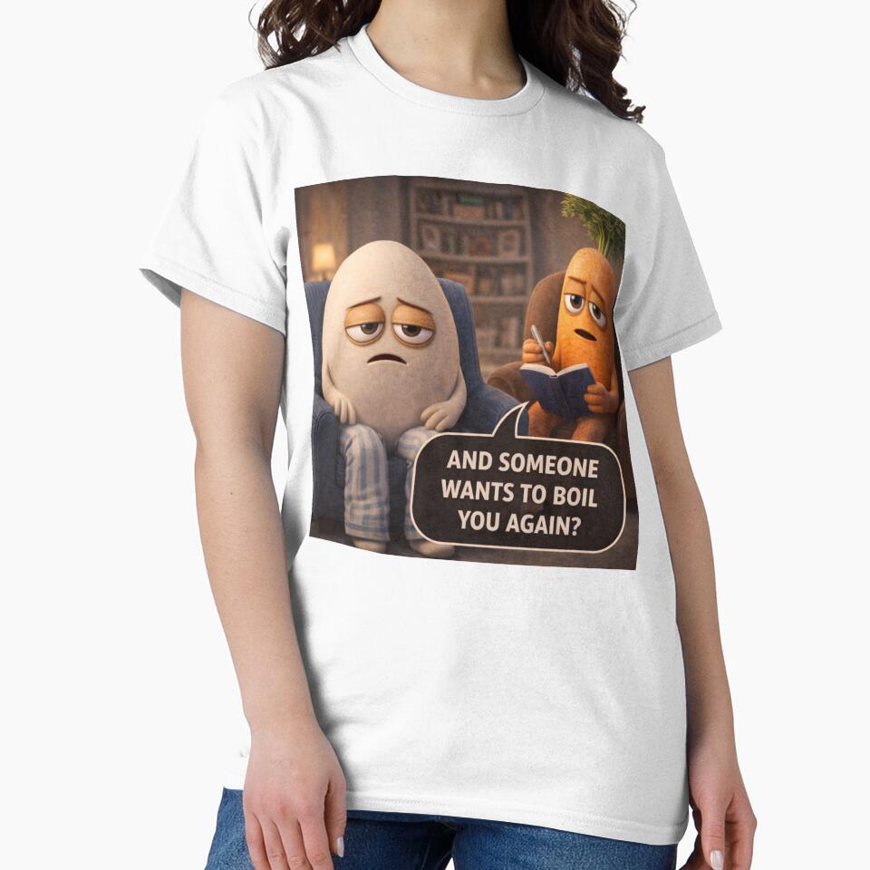 And Someone Wants To Boil You Again? – Funny Therapy Egg 3D Humor by ComedyInkFactor T-Shirts, Hoodie, Sweatshirt (Image 2)