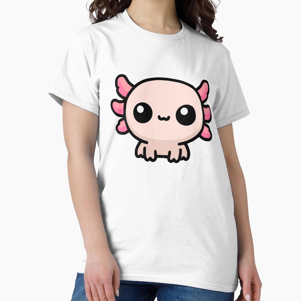 Cute Axolotl by PMCreative T-Shirts, Hoodie, Sweatshirt | BlankRebels.com (Image 2)