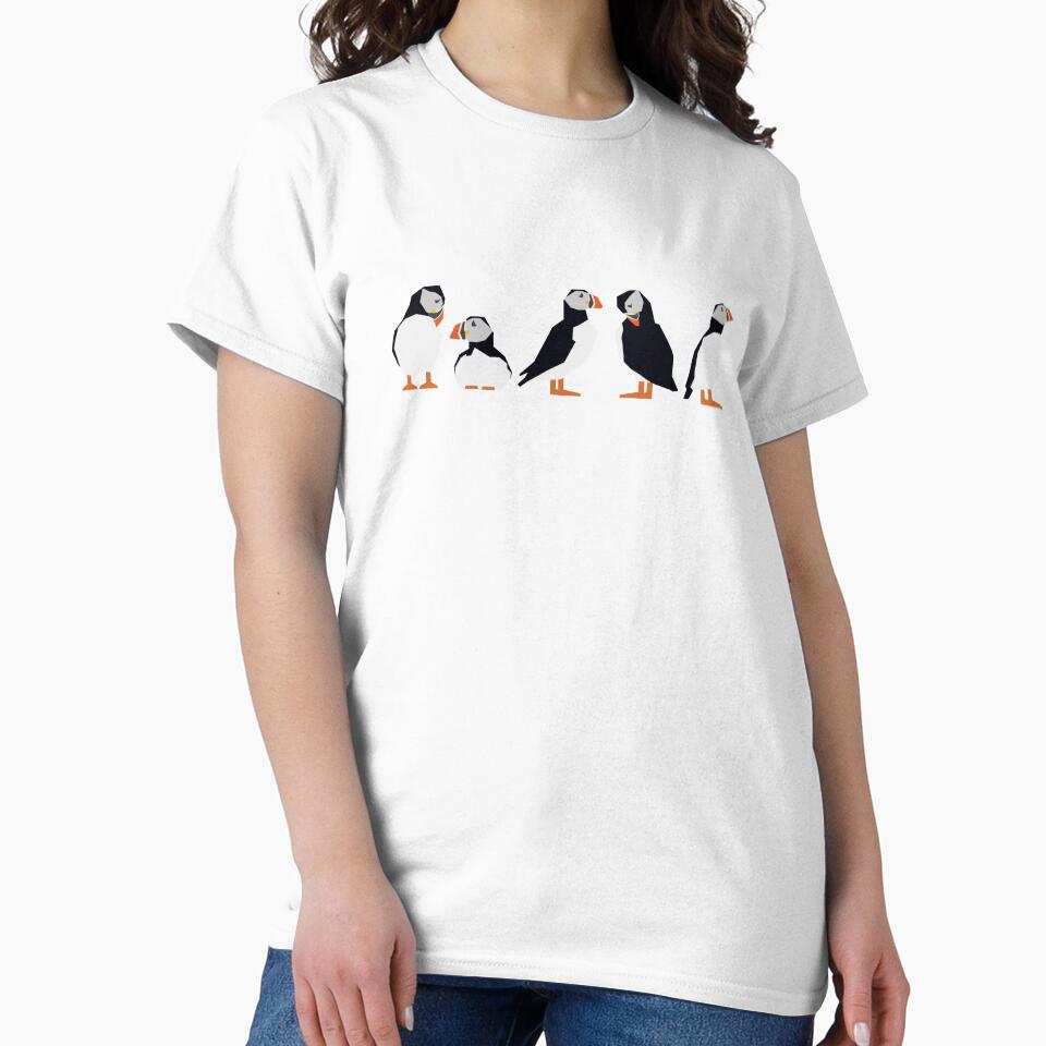 Graphic Nature - Puffins by AnthonyZed T-Shirts, Hoodie, Sweatshirt | BlankRebels.com (Image 2)