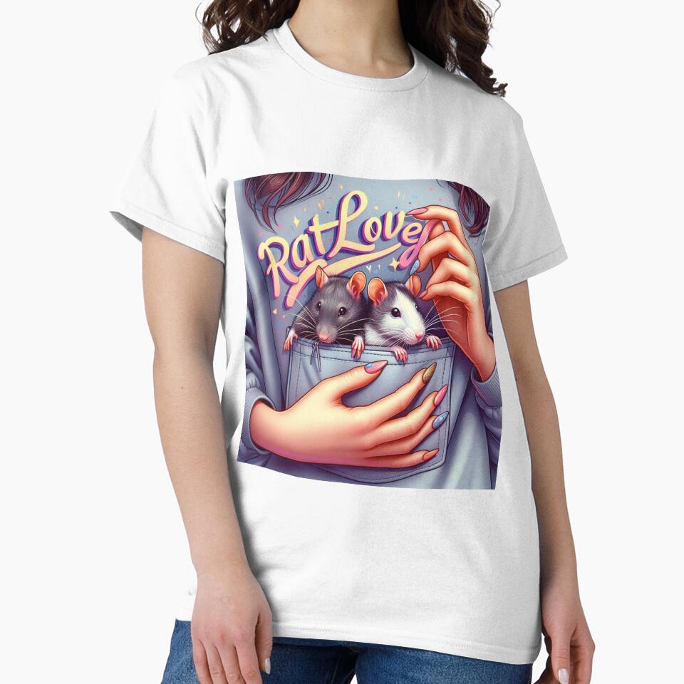 Girl Rat Lover by neelfs T-Shirts, Hoodie, Sweatshirt | BlankRebels.com (Image 2)